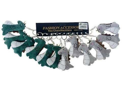 Brelok pluszowy smok 9,5cm, karta 12szt. Adar (595354)