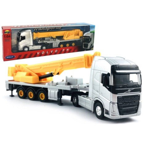Ciężarówka Welly TIR VOLVO FH DŹWIG Dromader (58055) Ciężarówka Welly TIR VOLVO FH DŹWIG Dromader (58055)
