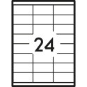 Etykieta samoprzylepna A4 biała [mm:] 70x33,8 Grand (011)