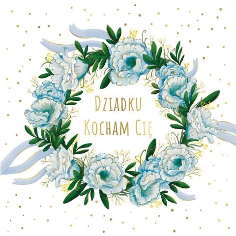 Kartka składana KW WIANUSZEK NIEBIESKI kw Henry (5907465666671)