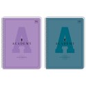 Kołozeszyt (kołonotatnik) ACADEMY Hybry A4+ 80k. 90g krata Interdruk