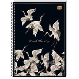 Kołozeszyt (kołonotatnik) B5 160k. 70g krata Interdruk (KOŁOZB5160M)