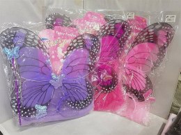 Kostium skrzydełka motylka ze spódniczką, różdżką i diademem Adar (583337)