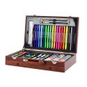 Kredki ołówkowe Zestaw Artystyczny w Drewnianej Walizce 123 Elementy Lean (17369)