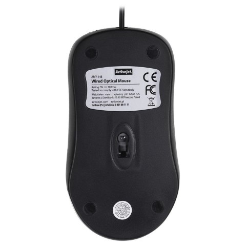 Mysz AMY-146 czarny Activejet (PERACJMYS0015) Mysz AMY-146 czarny Activejet (PERACJMYS0015)
