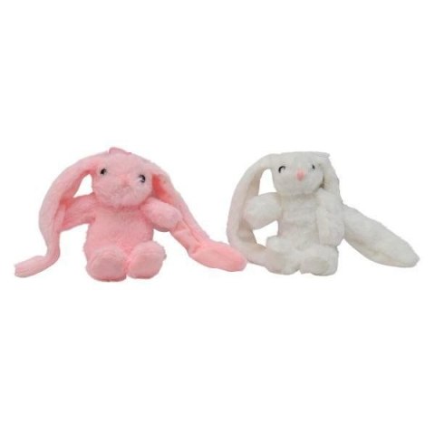 Pluszak KRÓLIK DŁUGOUCHY RÓŻ/BIEL MAŁY [mm:] 160 Deef (03840)