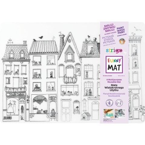 Podkład na biurko FUNNY MAT TRANSPARENT ŻYCIE NA FARMIE sfu1143 polipropylen PP [mm:] 335x480 Strigo (8681379311434)