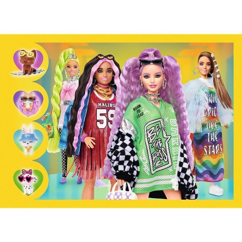 Puzzle Barbie 4w1 Wesoły świat Barbie 4w1 el. Trefl (34626)