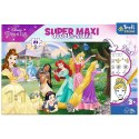 Puzzle Disney Princess Super maxi Wesołe Księżniczki 24 el. Trefl (41008)