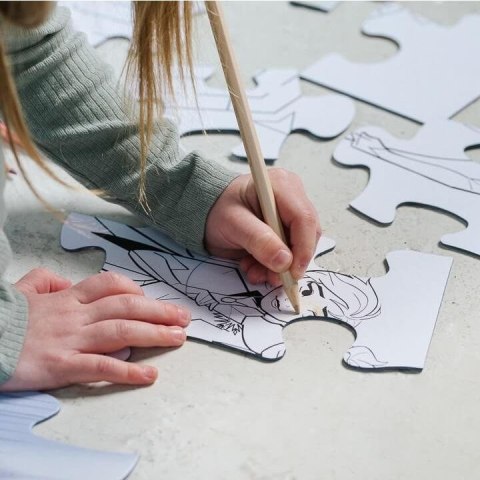 Puzzle Disney Princess Super maxi Wesołe Księżniczki 24 el. Trefl (41008)