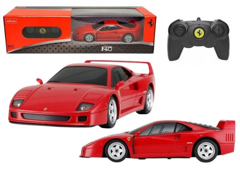 Samochód Sportowe RC 1:24 Zdalnie Sterowane Ferrari F40 Czerwone Lean (20608)