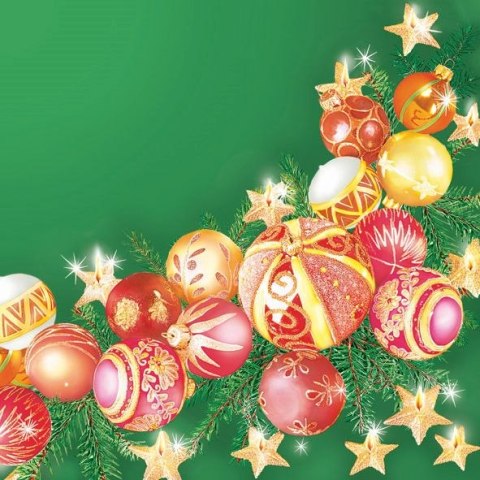 Serwetki gwiazdka mix bibuła [mm:] 330x330 Pol-mak (Sd GW)