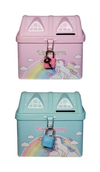 Skarbonka z jednorożcem metal Swede (U1145)