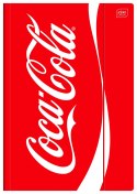 Teczka kartonowa na gumkę COCA COLA MAT+UV A4 mix Interdruk