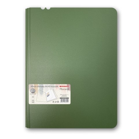 Teczka ofertowa MORANDI granatowa 5906910832692 kolor: zielony [mm:] 245x310 Mobi (TT8910)