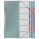 Teczka z przegródkami Colour Breeze segregująca A4 kolor: niebieski 6 przegródek Esselte (626255)