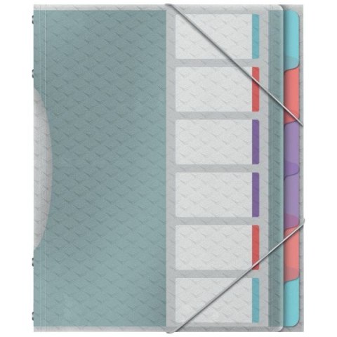 Teczka z przegródkami Colour Breeze segregująca A4 kolor: niebieski 6 przegródek Esselte (626255) Teczka z przegródkami Colour Breeze segregująca A4 kolor: niebieski 6 przegródek Esselte (626255)