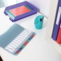 Teczka z przegródkami Colour Breeze segregująca A4 kolor: niebieski 6 przegródek Esselte (626255)