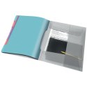Teczka z przegródkami Colour Breeze segregująca A4 kolor: niebieski 6 przegródek Esselte (626255)
