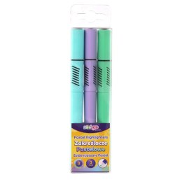 Zakreślacz pastel trójkątny 3 szt 5905658810320 mix 3,0mm Strigo (SSC351)