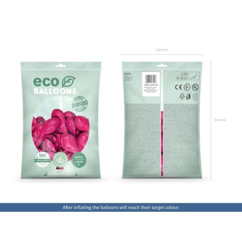Balon gumowy Pastel Eco Balloons fuksja 260mm Partydeco (ECO26P-080) Balon gumowy Pastel Eco Balloons fuksja 260mm Partydeco (ECO26P-080)