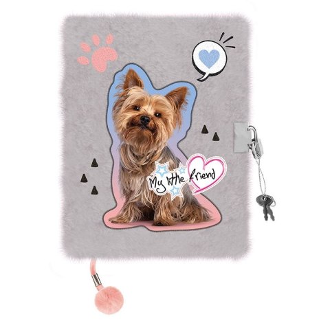 Pamiętnik My Little Friend Grey York A5 Bambino Pamiętnik My Little Friend Grey York A5 Bambino