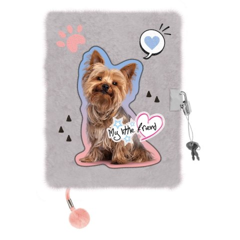 Pamiętnik My Little Friend Grey York A5 Bambino Pamiętnik My Little Friend Grey York A5 Bambino