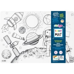 Podkład na biurko FUNNY MAT WHITE SPACE SFU1013 polipropylen PP [mm:] 335x480 Strigo (8681379310130)