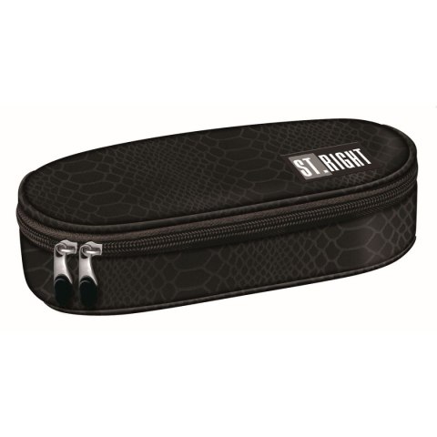 Saszetka Stright SHINY SNAKE PC-01 5903235665264 czarny St.Right (Z USZTYWNIANA KLAPKĄ)