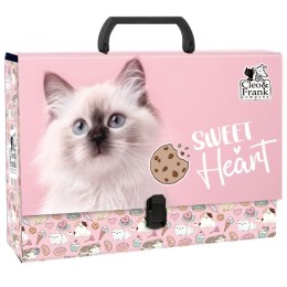 Teczka z szerokim grzbietem na klips Cleo i Frank A4 różne Derform (TRGCF45)