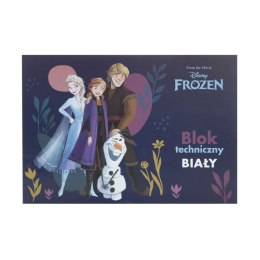 Blok techniczny Frozen A4 biały 170g 20k [mm:] 295x210 Beniamin
