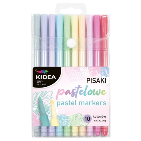 Flamaster pastelowe 10 kol. Kidea (PIP10KA) Flamaster pastelowe 10 kol. Kidea (PIP10KA)