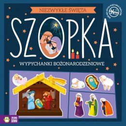 Książeczka edukacyjna Niezwykłe Święta. Szopka. Wypychanki Zielona Sowa