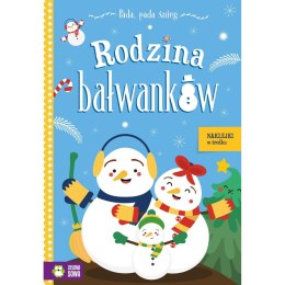 Książeczka edukacyjna Pada, pada śnieg.Rodzina bałwanków Zielona Sowa