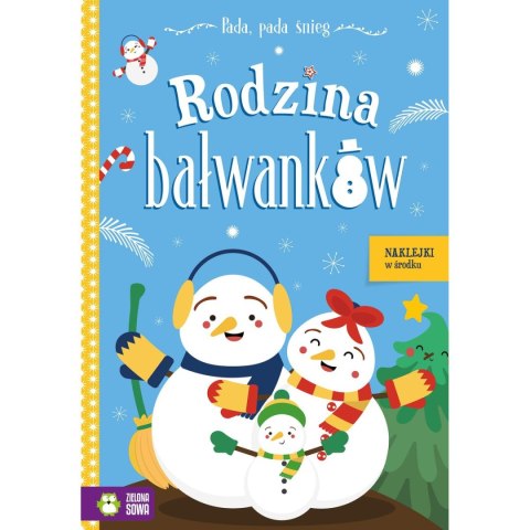 Książeczka edukacyjna Pada, pada śnieg.Rodzina bałwanków Zielona Sowa Książeczka edukacyjna Pada, pada śnieg.Rodzina bałwanków Zielona Sowa