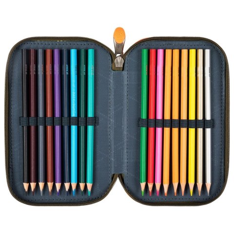 Piórnik Potrójny T-REX JUNIOR z wyposażeniem 5903235654060 St.Right (PC-05)