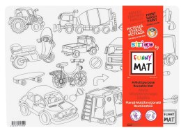 Podkład na biurko FUNNY MAT TRANSPARENT POJAZDY sfu1352 polipropylen PP [mm:] 250x350 Strigo (86813793136520)