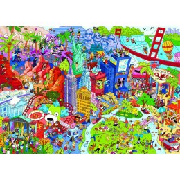 Puzzle Spy Guy Lost Items: USA 500 el. Trefl (37480)