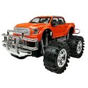 Samochód Zestaw Pojazdów Czerwony Monster Truck Czarne BMW Laweta 58 cm Lean (9268)