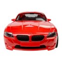 Samochód Zestaw Pojazdów Czerwony Monster Truck Czarne BMW Laweta 58 cm Lean (9268)