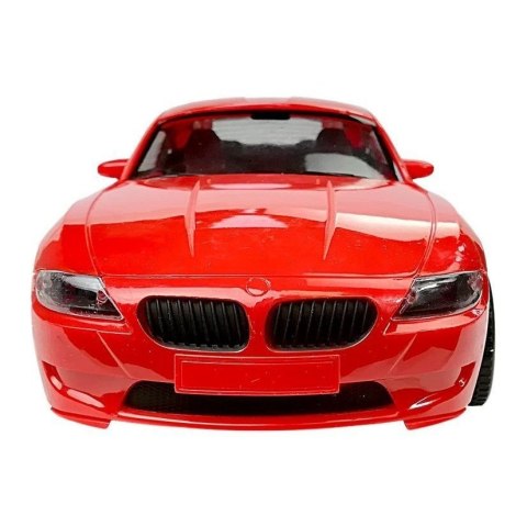 Samochód Zestaw Pojazdów Czerwony Monster Truck Czarne BMW Laweta 58 cm Lean (9268)