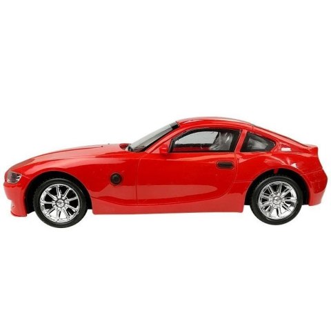 Samochód Zestaw Pojazdów Czerwony Monster Truck Czarne BMW Laweta 58 cm Lean (9268)