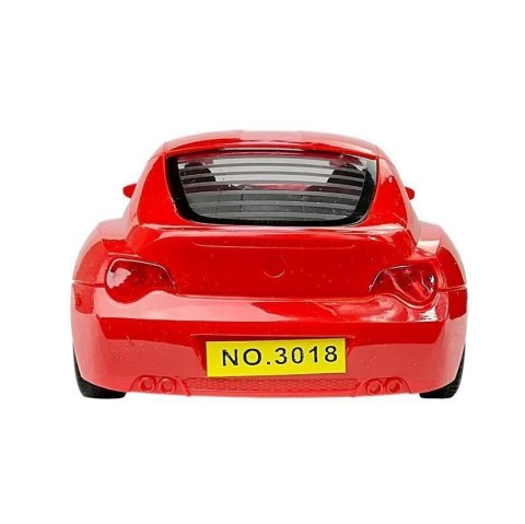 Samochód Zestaw Pojazdów Czerwony Monster Truck Czarne BMW Laweta 58 cm Lean (9268)