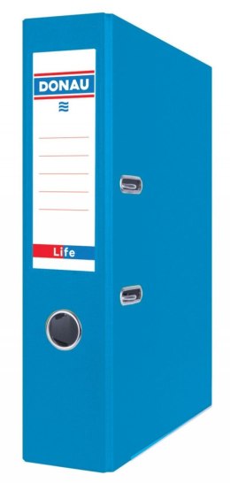 Segregator dźwigniowy Neon Life A4 75mm niebieski Donau (3969001PL-10)