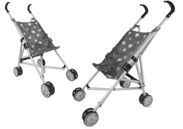 Wózek Spacerówka Szary w Gwiazdki Lean (12184)