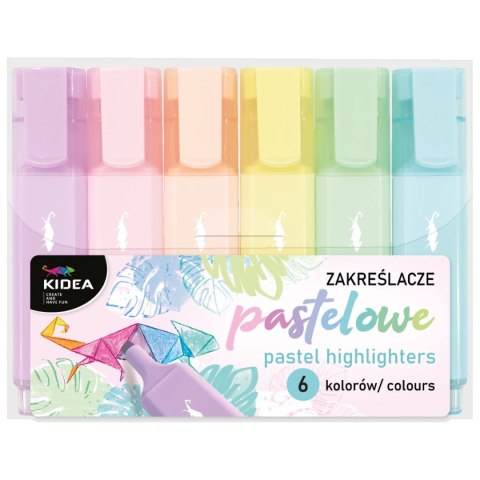 Zakreślacz Pastel wkład mix Kidea (ZP6KA)