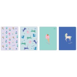 Zeszyt SWEET A5 32k. 70g linia kolor Interdruk