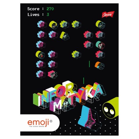 Zeszyt emoji INFORMATYKA A5 60k. krata Unipap Zeszyt emoji INFORMATYKA A5 60k. krata Unipap