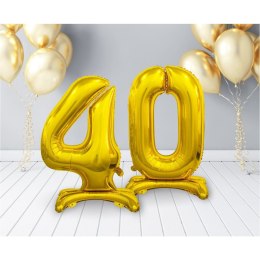 Balon gumowy Beauty&Charm cyfra stojąca złota złota Godan (BC-ASZ0)