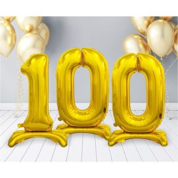 Balon gumowy Beauty&Charm cyfra stojąca złota złota Godan (BC-ASZ0)